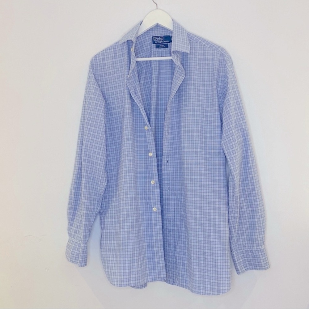 Ralph Lauren Blue Casual Button Down Shirt